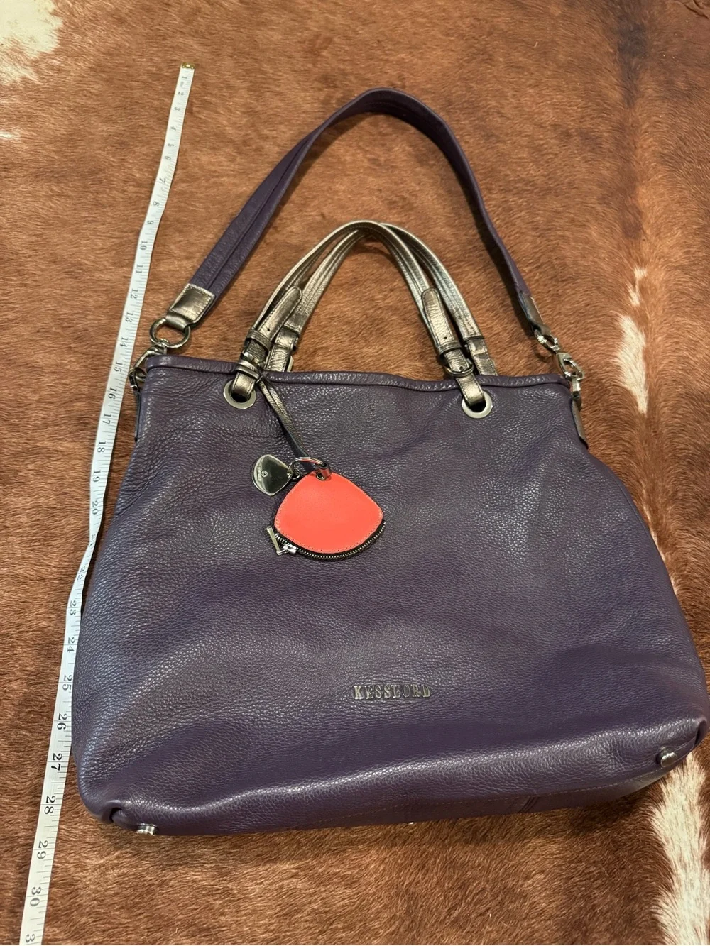 Leather Slouchy Hobo Bag-Kesslord Paris
